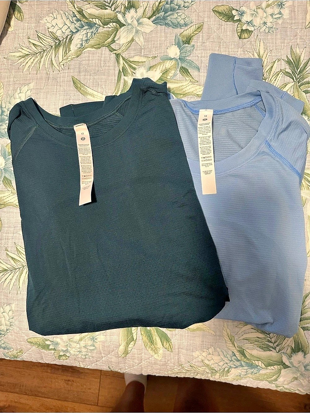 Bundle of 2! lululemon Swiftly Tech Long-Sleeve Shirt 2.0 *Race Length Blue